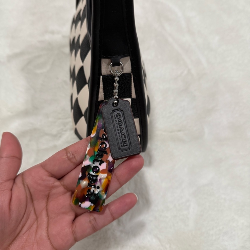 COACH Coachtopia Ergo Bag In Checkerboard Upcrafted Leather - Picture 5 of 9